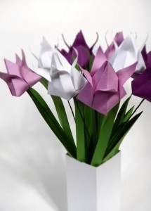Make Paper Tulips @ Country Club Retirement Community | Whitney | Texas | United States